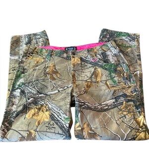 Realtree Womens Camo 5 Pocket Straight Leg jeans Cotton Size 10 Vintage